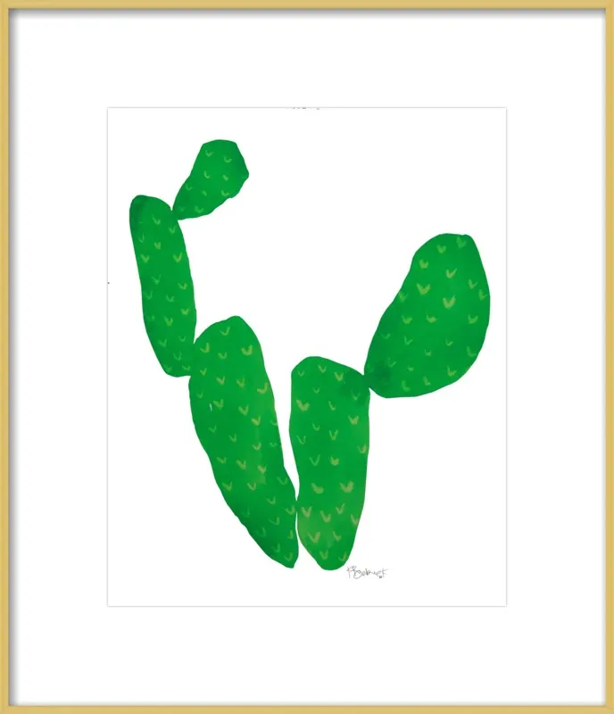 Green Cacti by Kate Roebuck for Artfully Walls