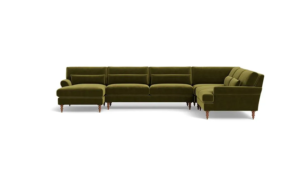 Maxwell 4-Piece Corner Sectional Sofa with Left Chaise by Apartment Therapy