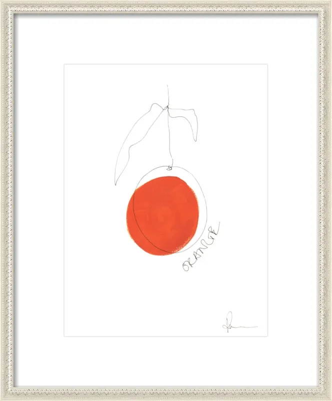 Orange by Polly Mann for Artfully Walls