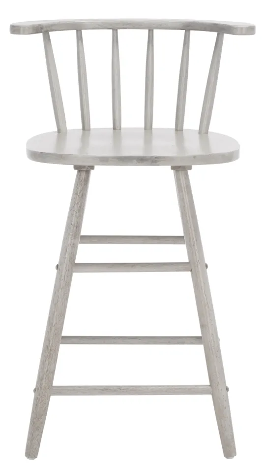Jay Wood Counter Stool - Gray
