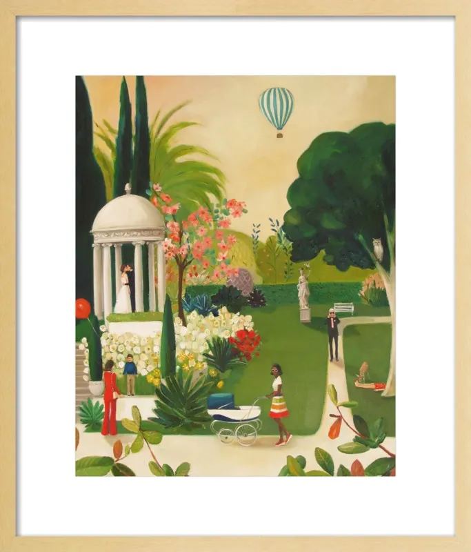 A Fainting in the Botanical Gardens by Janet Hill for Artfully Walls