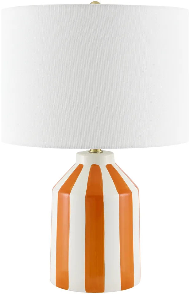 Rethel  Glazed 20"H x 13"W x 13"D Accent Table Lamp