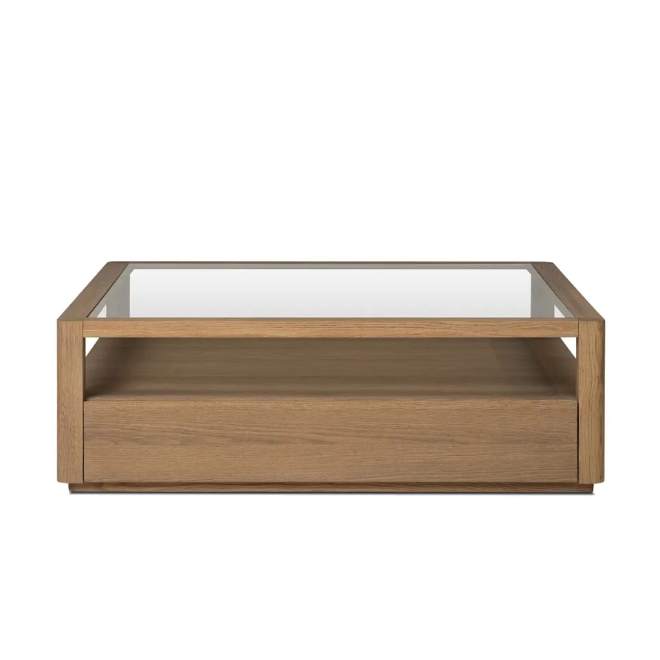 Shiloh Coffee Table - Tempered Glass