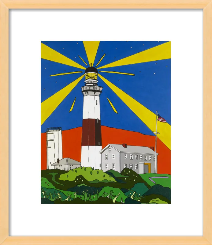 Montauk Lighthouse by Mike Stanko for Artfully Walls