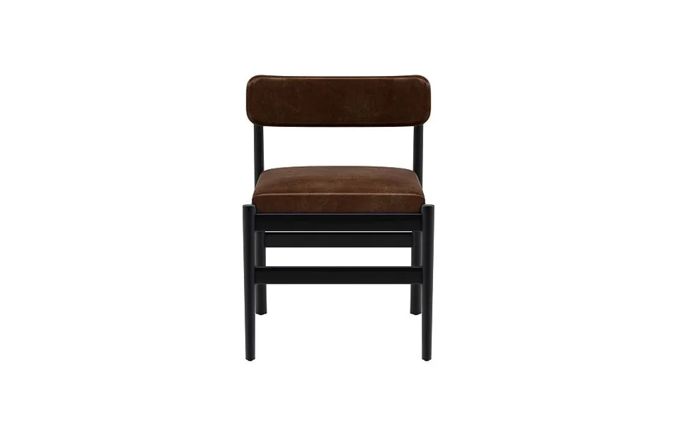 Turner Leather Wood Framed Upholstered Chair