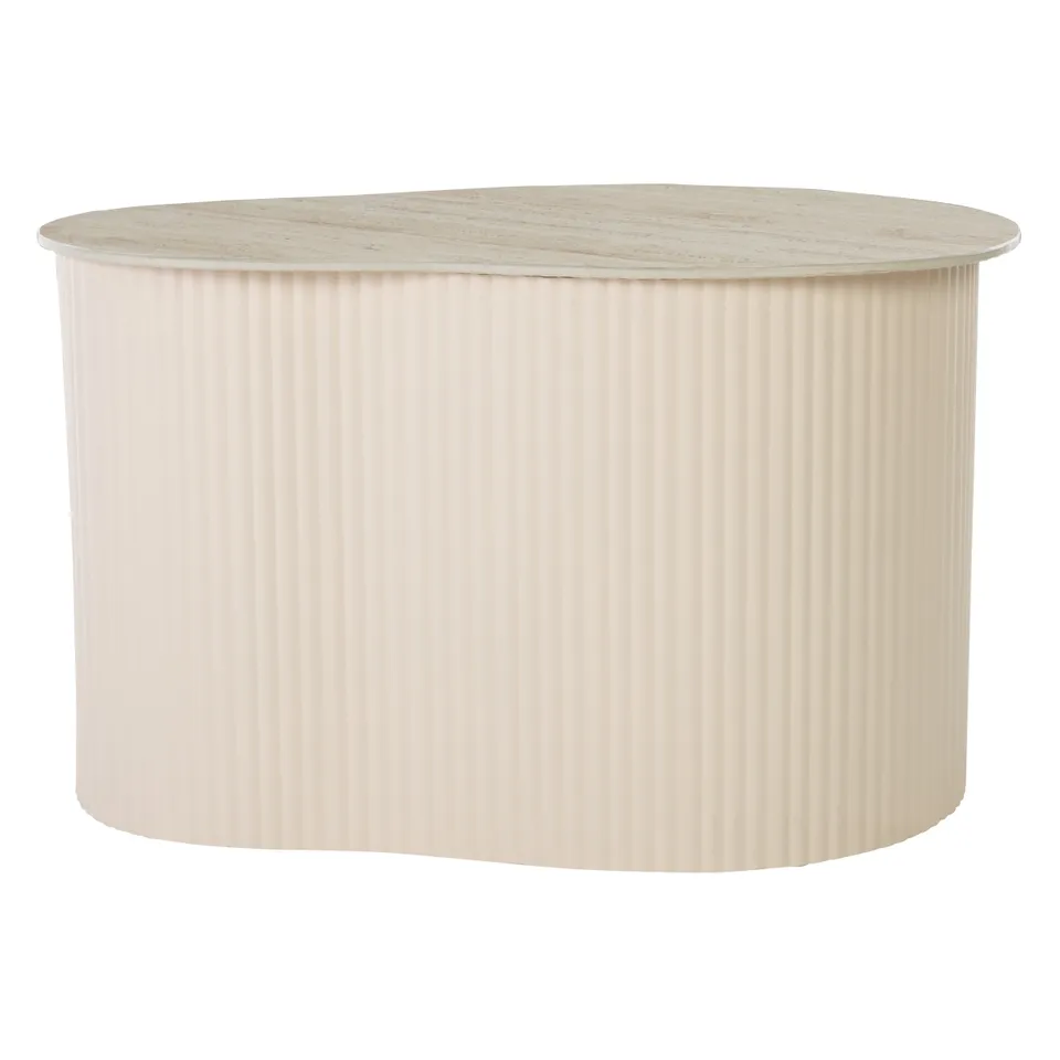 MTP Large Ceramic Side Table - Beige