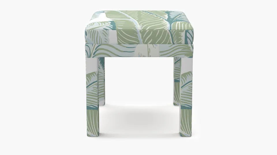 Parsons Ottoman, Pistachio Martinique®