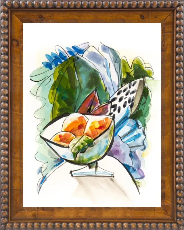Still life with oranges by Becky Aubry for Artfully Walls