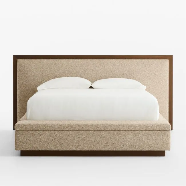 Larchmont Upholstered Queen Bed with Storage Bench
