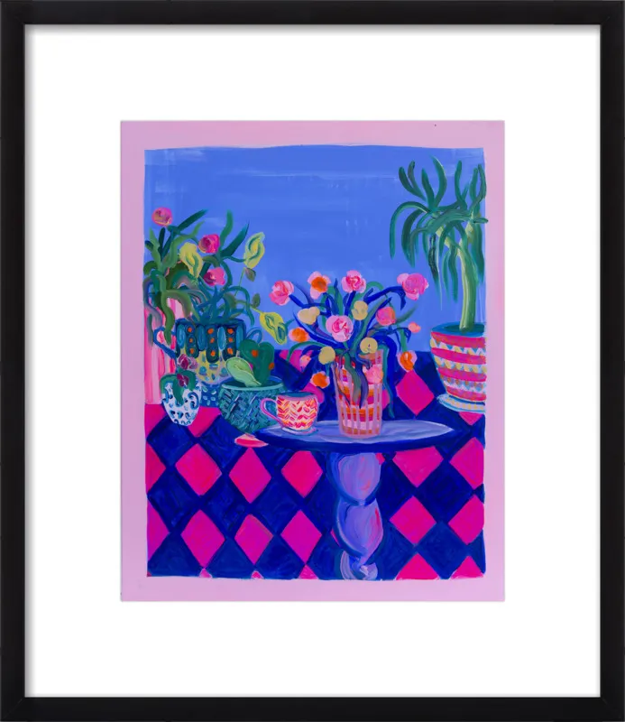 Pots and Plants painting by Davina Shefet for Artfully Walls