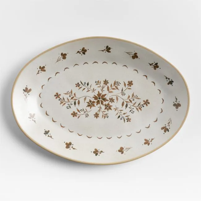 Marin Botanical Stoneware Platter