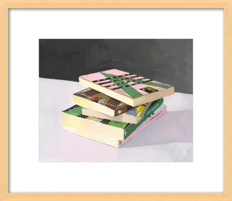 Vonnegut Stack by Elizabeth Mayville for Artfully Walls