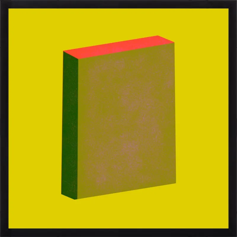 Color Books 4, Olive, Forest, Hot Red & Pear Green by Jessica Poundstone for Artfully Walls
