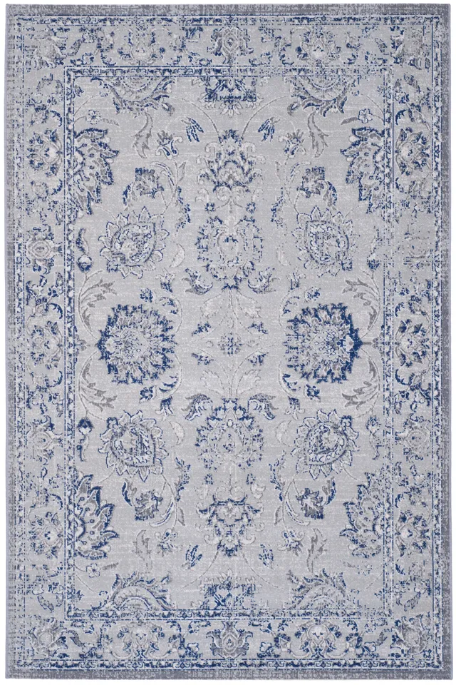 Arlo Home Woven Area Rug, ATN316C, Silver/Silver,  5' 1" X 7' 6"