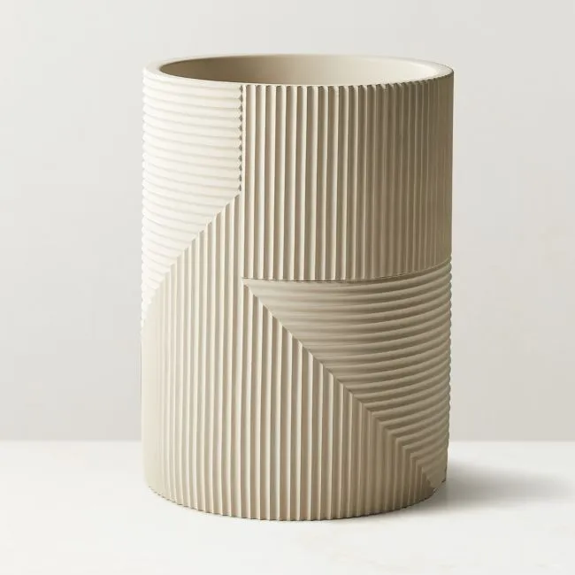 Chelsea Cement Wastebasket