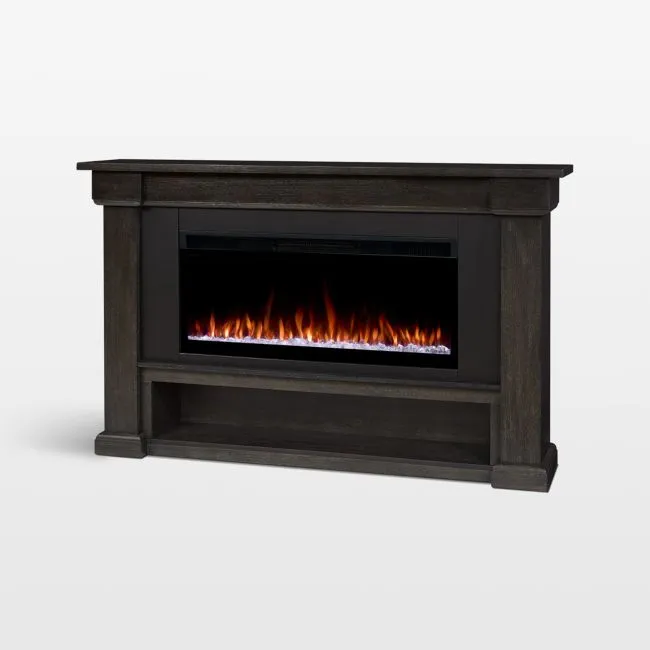 Belhaven Dark Wood with Landscape Smart Electric Fireplace 66"