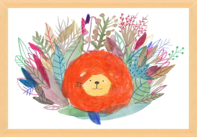 Lion by Marion Barraud for Artfully Walls