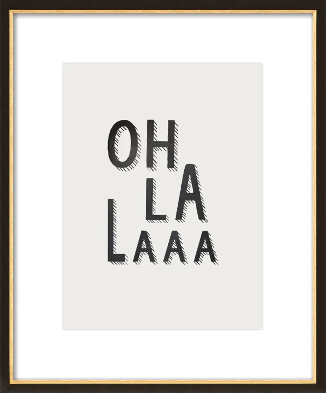 Oh la la by Lonneke de Roos - Kind of Style for Artfully Walls