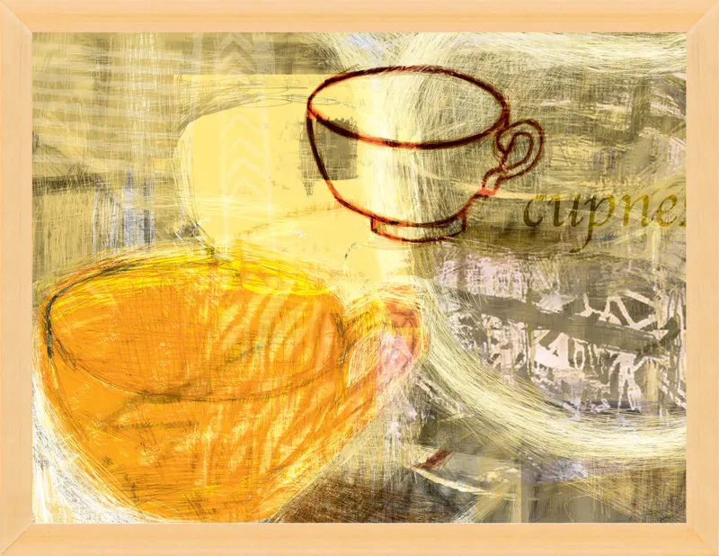 Still Life with Cups by Carmel Kushnir for Artfully Walls