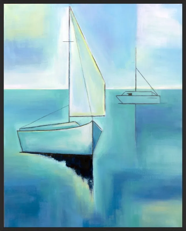 Harbor Greens by Cory McBee for Artfully Walls