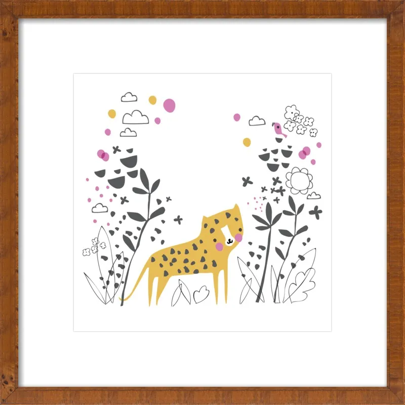 Little jungle leopard by Lizzie Mackay for Artfully Walls