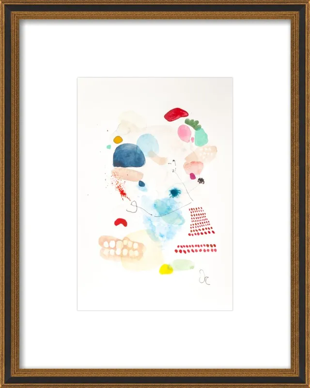 Red diamonds by Victoria Gonzalez for Artfully Walls
