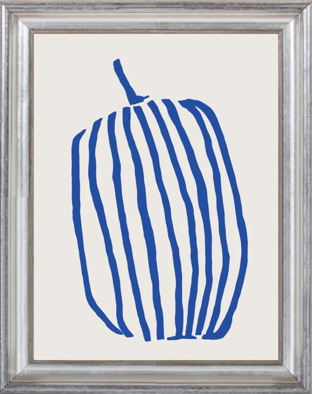 Striped pumpkin by Jessica Nielsen for Artfully Walls