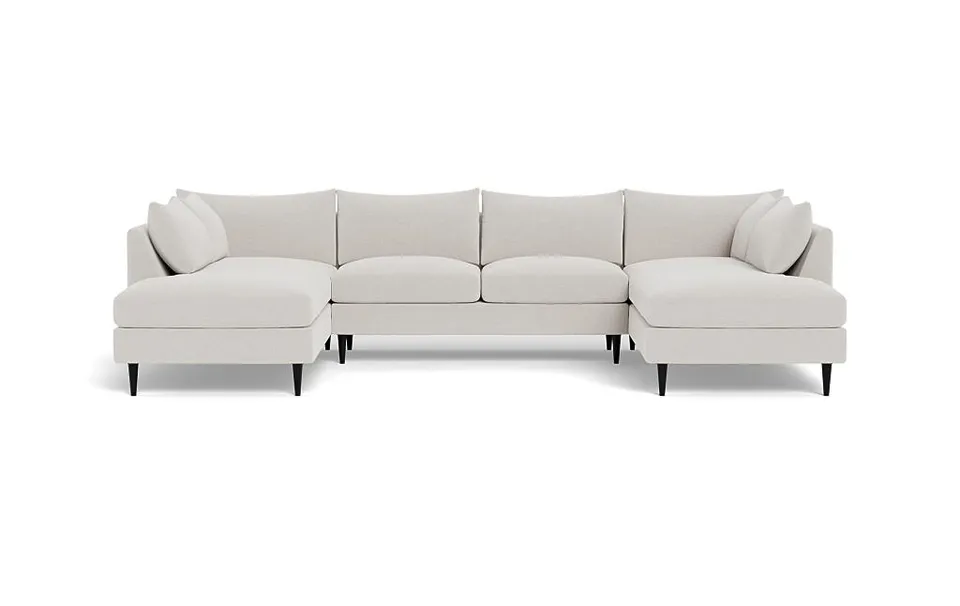 Sloan 3-Piece U-Bumper Sectional