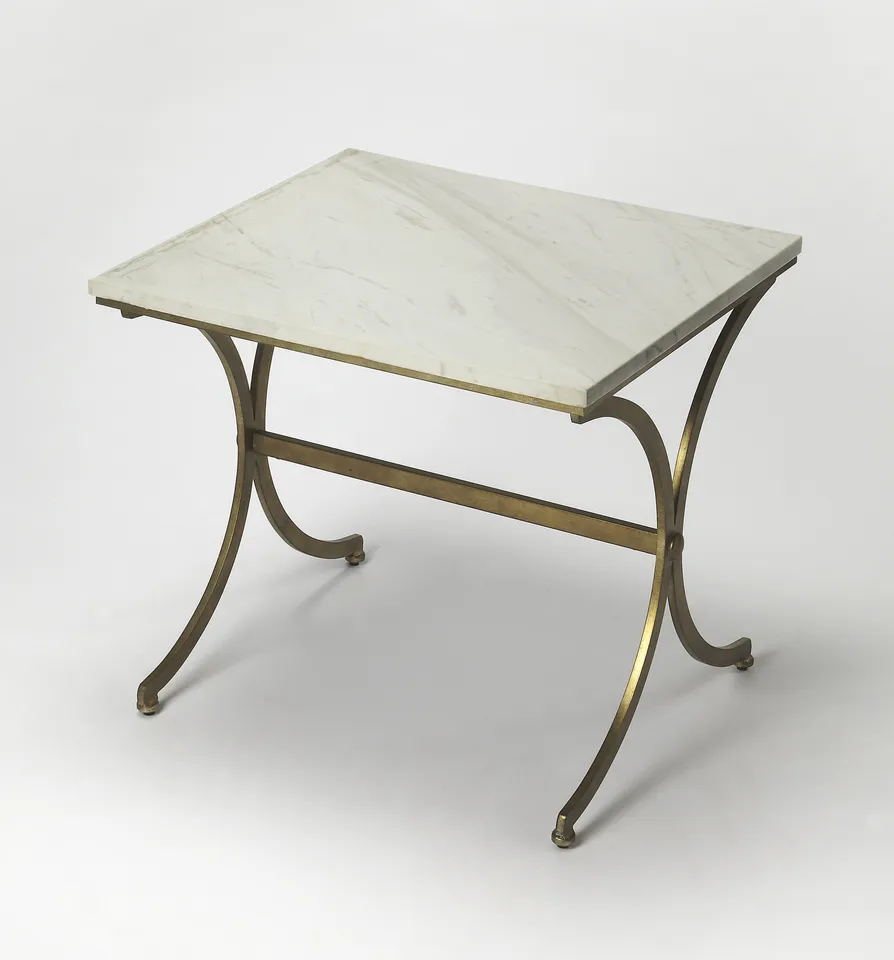 Pamina Antique Gold Side Table