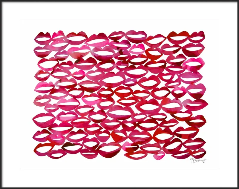 Juicy Lips by Kate Roebuck for Artfully Walls