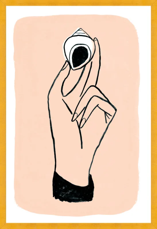 My Hand is My Face by Michael Doyle - Apartment On Belmont for Artfully Walls