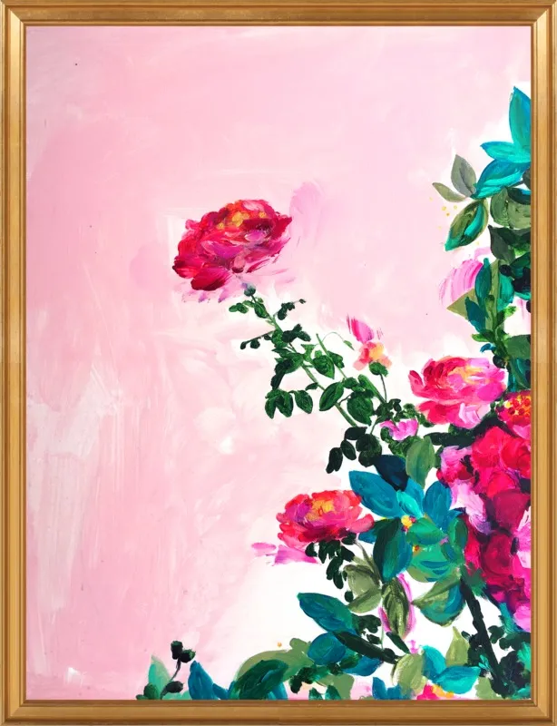 Rose Garden I by Christine Lindstrom for Artfully Walls