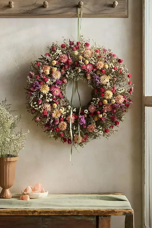 Dried Confetti Wreath