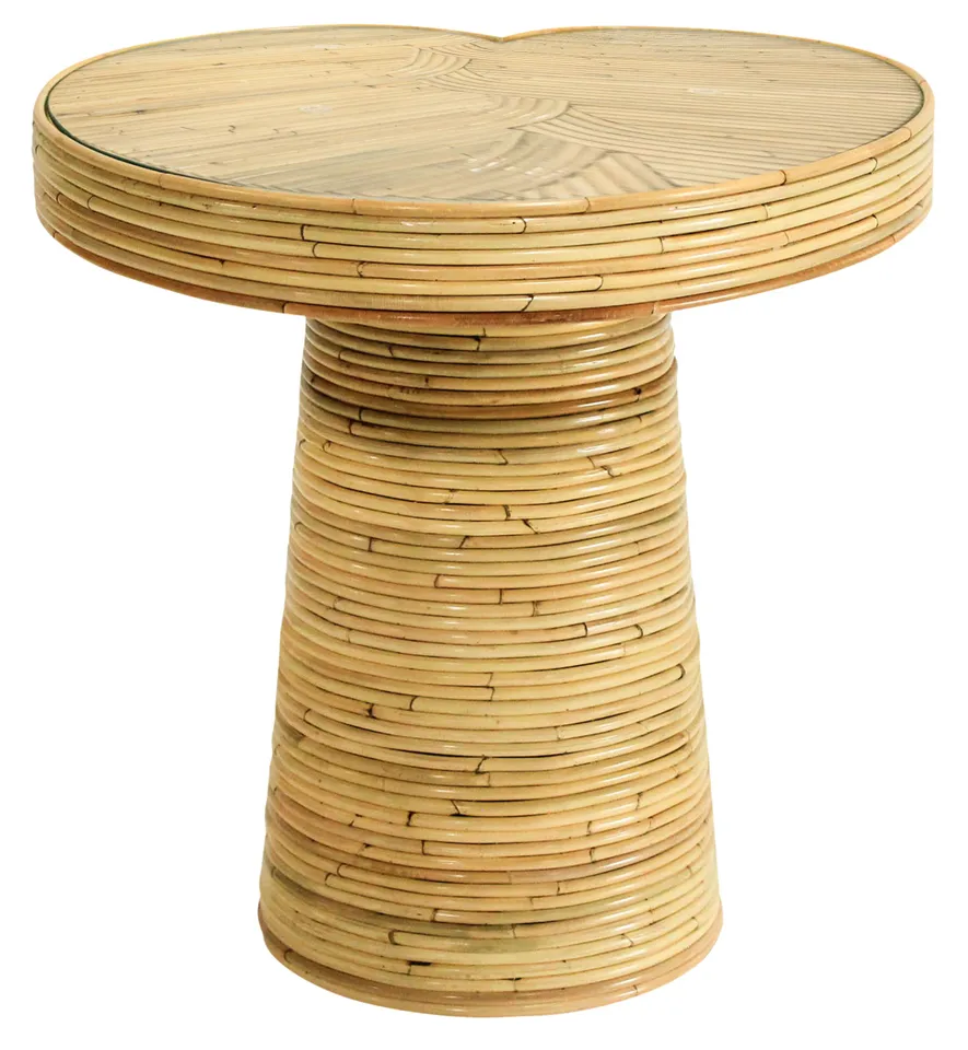 Safavieh Couture Nile Rattan Tall Accent Table, Natural