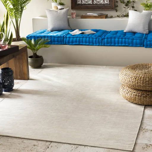 Everett Beige Outdoor 5' x 7'6" Handmade Rug
