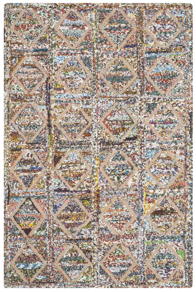 Arlo Home Hand Tufted Area Rug, NAN440A, Multi,  3' X 5'