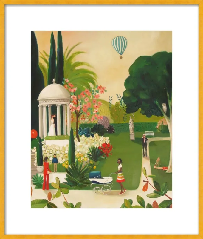 A Fainting in the Botanical Gardens by Janet Hill for Artfully Walls
