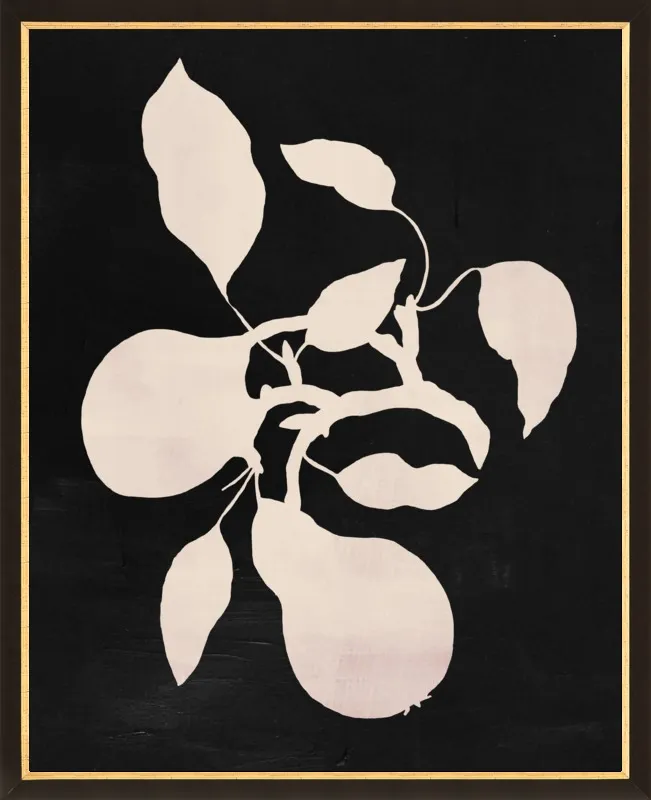 pears black and white by Ruti Shaashua for Artfully Walls