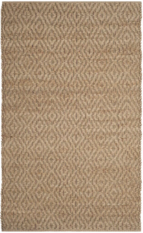 Arlo Home Hand Woven Area Rug, NF873A, Natural/Red,  4' X 6'