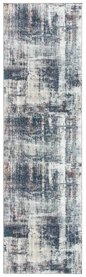 Arlo Home Woven Area Rug, MNY615C, Charcoal/Ivory,  8' X 10'