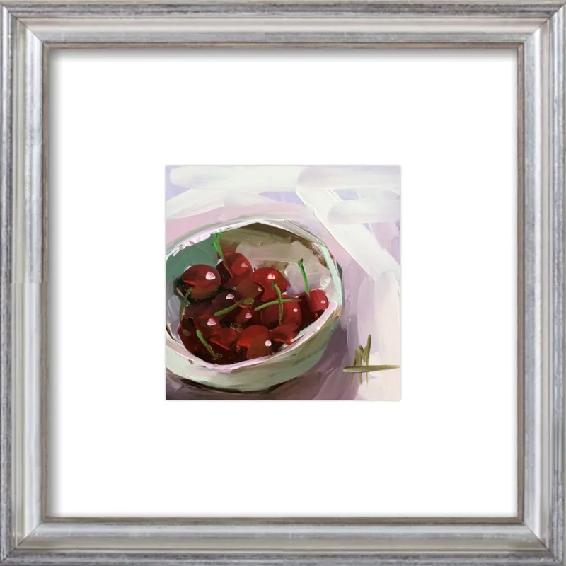 bowl of cherries no. 7 by Angela Moulton for Artfully Walls
