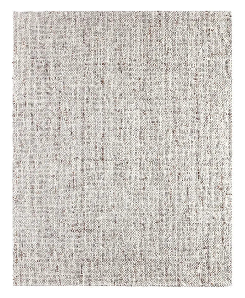 Season CMB04 Handmade Solid Cream and Taupe Area Rug (12'x18')