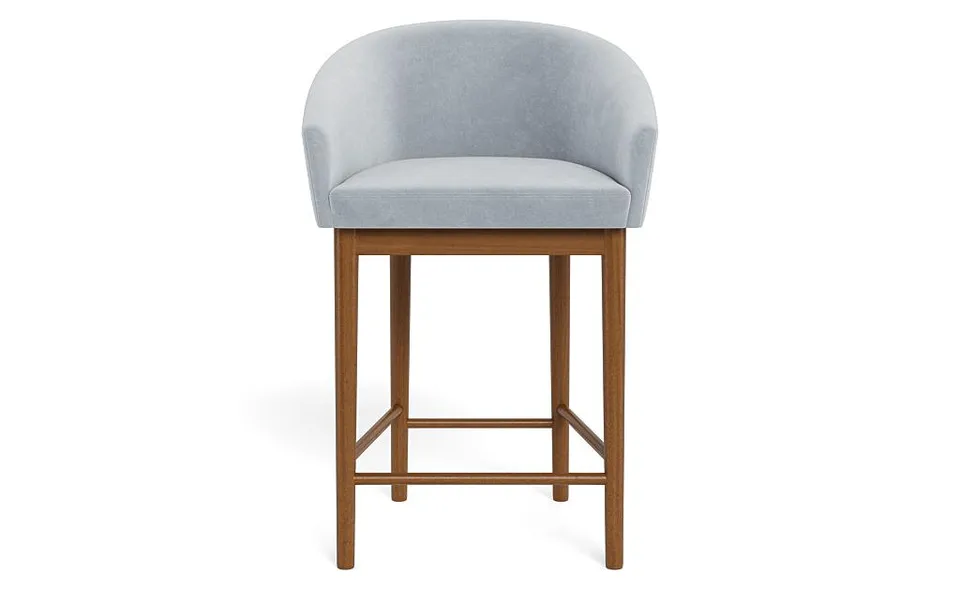 Destin Wood Framed Upholstered Stool