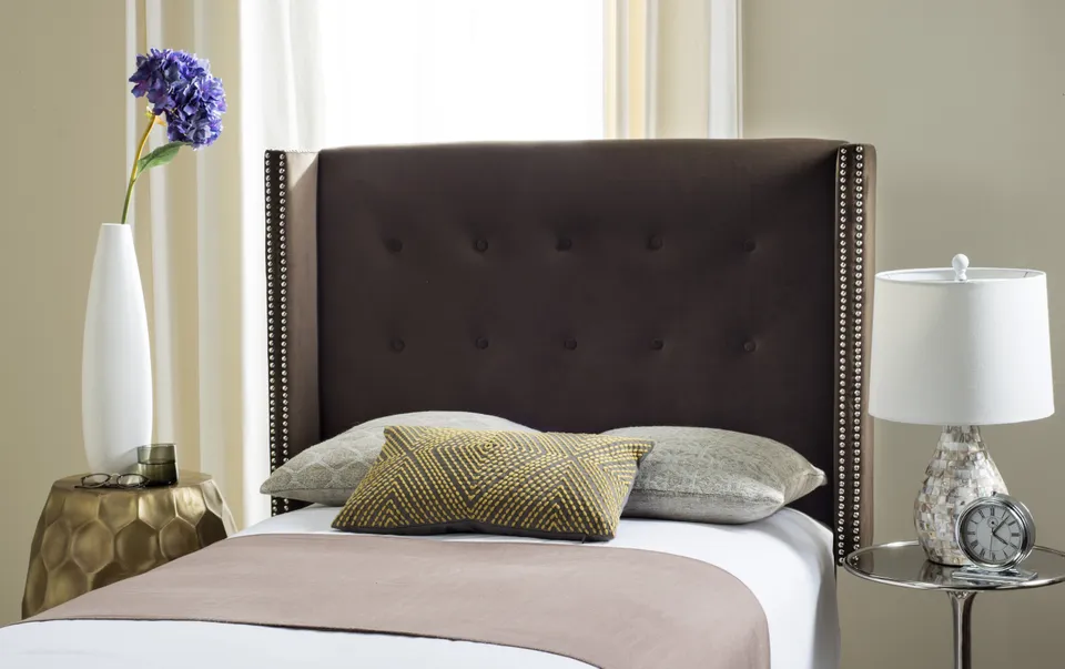 Keegan Headboard - Chocolate- Safavieh