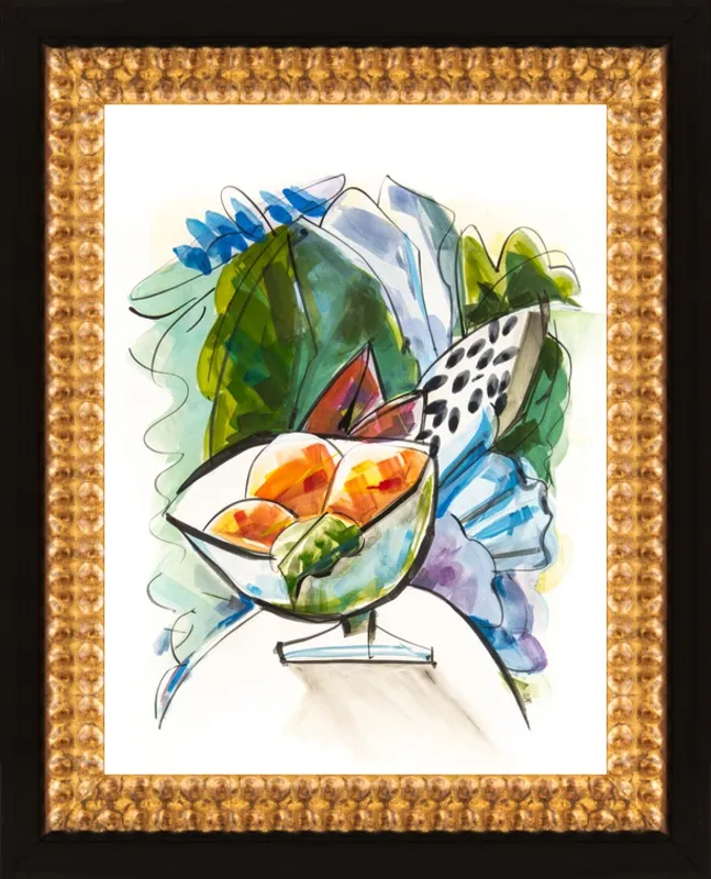 Still life with oranges by Becky Aubry for Artfully Walls