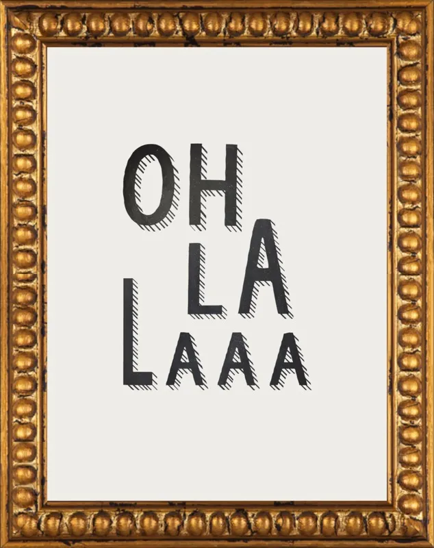 Oh la la by Lonneke de Roos - Kind of Style for Artfully Walls