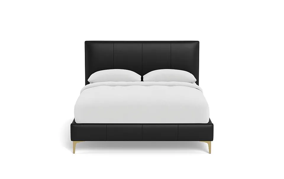 Lowen Leather Upholstered Bed with Tufting Option