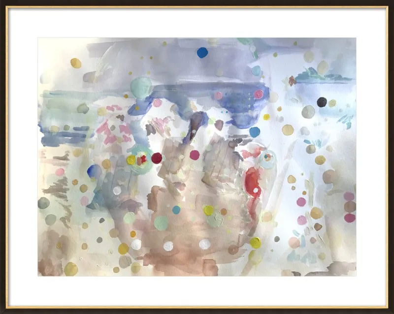 Beach scene (from memory)  by Hannah Dean for Artfully Walls