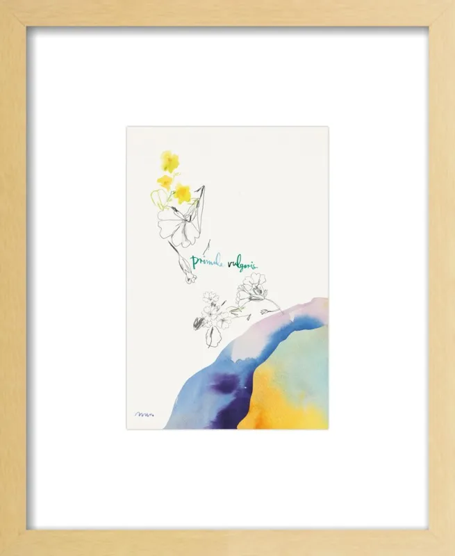 Primula Vulgaris by META WRABER for Artfully Walls