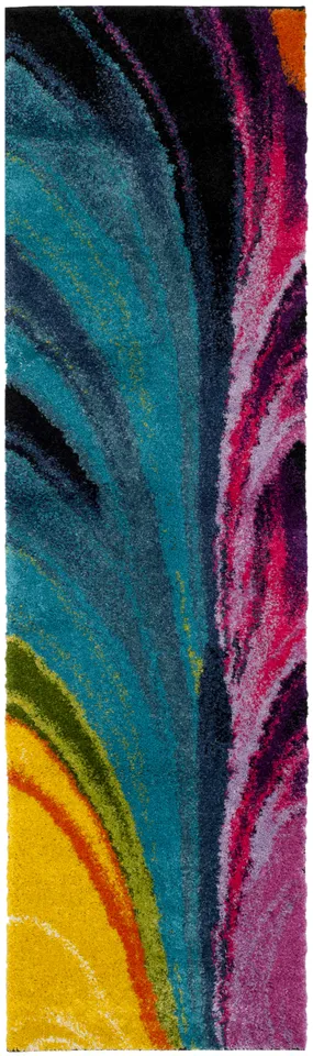 Arlo Home Woven Area Rug, FSG372M, Multi,  2' 3" X 8'